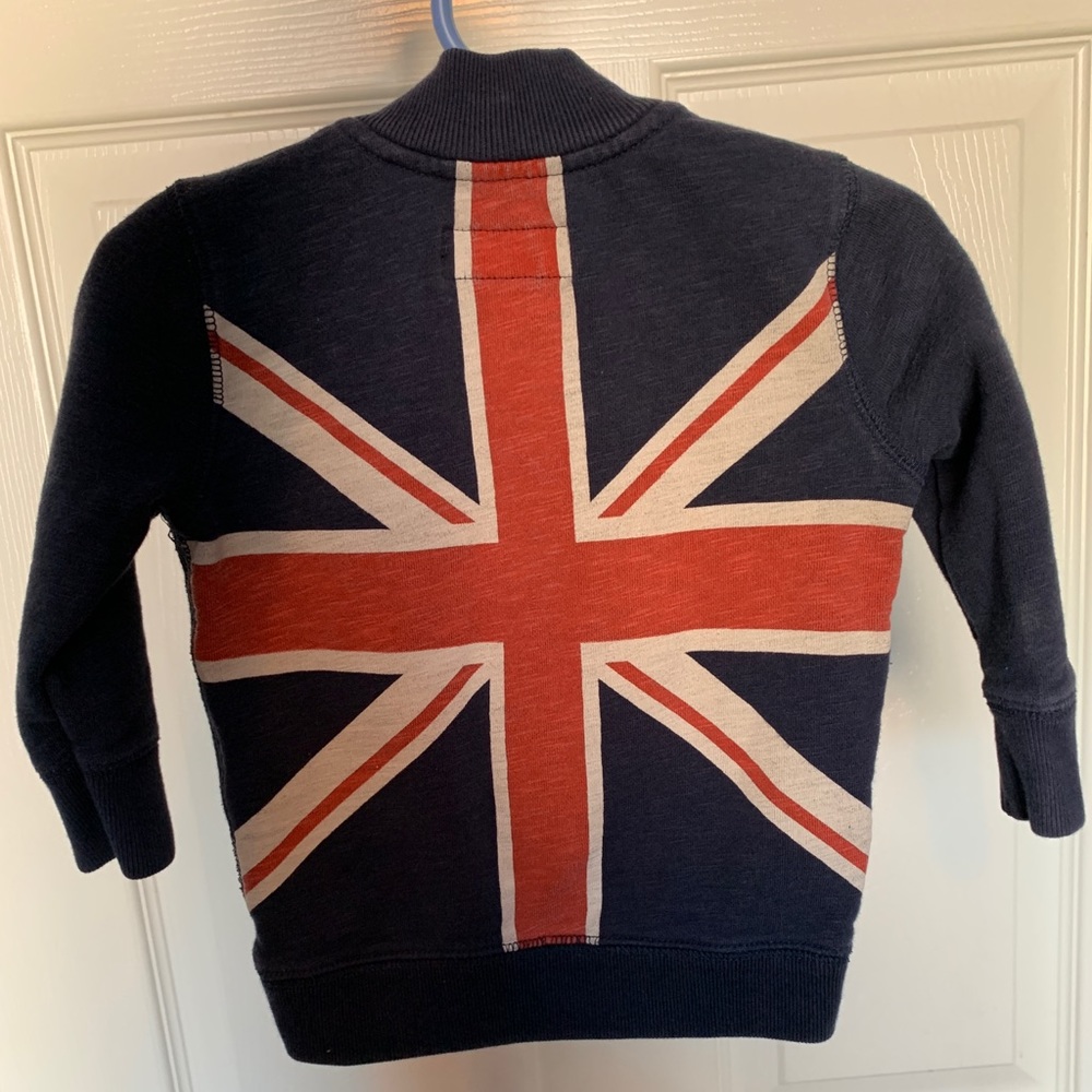 Lucky Brand Vintage Inspired Union Jack Jacket